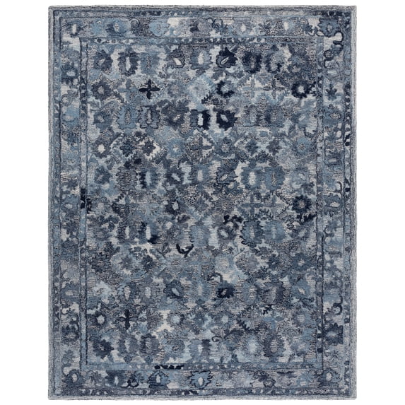 SAFAVIEH Marquee Stewart Abstract Area Rug, Navy, 8' x 10'
