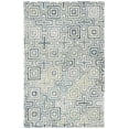 thumbnail image 1 of SAFAVIEH Marquee Vaughn Geometric Area Rug, Ivory/Blue, 4' x 6', 1 of 8
