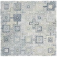 thumbnail image 1 of SAFAVIEH Marquee Vaughn Geometric Area Rug, Ivory/Blue, 6' x 6' Square, 1 of 8