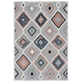 thumbnail image 1 of SAFAVIEH Marrakesh Augustin Southwestern Polyester Area Rug, Grey/Blue Rust, 4' x 6', 1 of 8