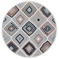 thumbnail image 1 of SAFAVIEH Marrakesh Augustin Southwestern Polyester Area Rug, Grey/Blue Rust, 6'7" x 6'7" Round, 1 of 8