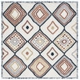 thumbnail image 1 of SAFAVIEH Marrakesh Augustin Southwestern Polyester Area Rug, Ivory/Multi, 6'7" x 6'7" Square, 1 of 8