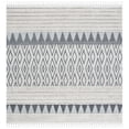 thumbnail image 1 of SAFAVIEH Marrakesh Bernadette Southwestern Polyester Area Rug, Ivory/Blue, 6'7" x 6'7" Square, 1 of 7