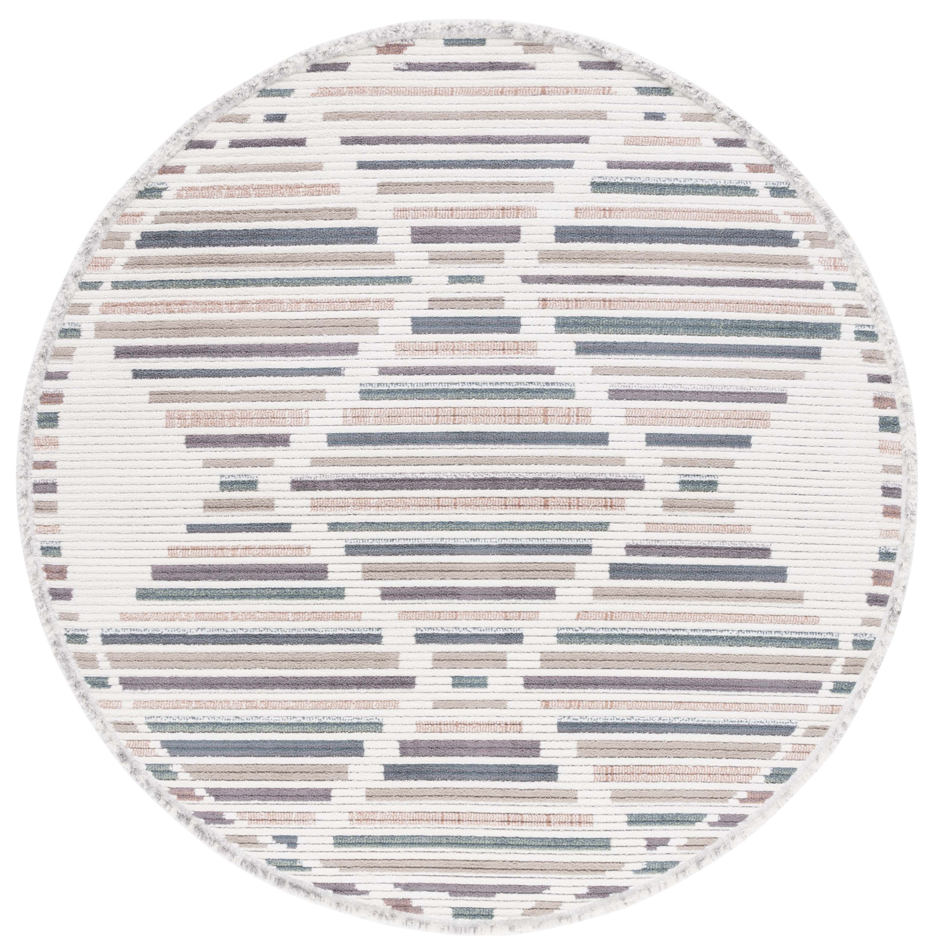 SAFAVIEH Marrakesh Celinda Southwestern Polyester Area Rug, Ivory/Multi ...