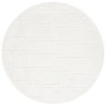 thumbnail image 1 of SAFAVIEH Marrakesh Corine Diamond Polyester Area Rug, Ivory/Beige, 6'7" x 6'7" Round, 1 of 8