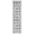 thumbnail image 1 of SAFAVIEH Marrakesh Dallas Geometric Polyester Runner Rug, Grey/Blue Rust, 2'2" x 8', 1 of 8