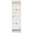 thumbnail image 1 of SAFAVIEH Marrakesh Dimas Southwestern Polyester Runner Rug, Ivory/Multi, 2'2" x 8', 1 of 8