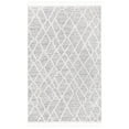thumbnail image 1 of SAFAVIEH Marrakesh Erykah Distressed Geometric Polyester Area Rug, Ivory/Grey, 4' x 6', 1 of 10