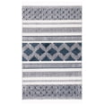 thumbnail image 1 of SAFAVIEH Marrakesh Georgiana Southwestern Polyester Area Rug, Ivory/Blue, 3' x 5', 1 of 7