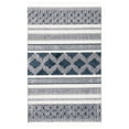 thumbnail image 1 of SAFAVIEH Marrakesh Georgiana Southwestern Polyester Area Rug, Ivory/Blue, 4' x 6', 1 of 8