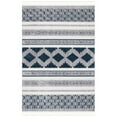 thumbnail image 1 of SAFAVIEH Marrakesh Georgiana Southwestern Polyester Area Rug, Ivory/Blue, 5'3" x 7'6", 1 of 8