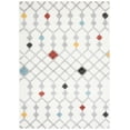 thumbnail image 1 of SAFAVIEH Marrakesh Hallam Geometric Polyester Area Rug, Ivory/Grey, 9' x 12', 1 of 8