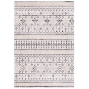 SAFAVIEH Marrakesh Jocin Medallion Polyester Area Rug, Beige/Grey, 8' x 10'