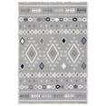 thumbnail image 1 of SAFAVIEH Marrakesh Lemoine Southwestern Polyester Area Rug, Grey/Light Grey, 8' x 10', 1 of 8