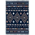thumbnail image 1 of SAFAVIEH Marrakesh Lemoine Southwestern Polyester Area Rug, Navy/Multi, 4' x 6', 1 of 8