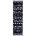 thumbnail image 1 of SAFAVIEH Marrakesh Lemoine Southwestern Polyester Runner Rug, Navy/Multi, 2'2" x 8', 1 of 8