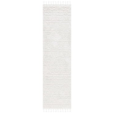 SAFAVIEH Marrakesh Naila Geometric Polyester Runner Rug, Beige, 2'2" x 10'