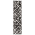 thumbnail image 1 of SAFAVIEH Marrakesh Nellie Geometric Polyester Runner Rug, Charcoal/Ivory, 2' x 8', 1 of 8