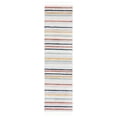 thumbnail image 1 of SAFAVIEH Marrakesh Shannen Striped Polyester Runner Rug, Ivory/Multi, 2'2" x 8', 1 of 8
