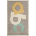 thumbnail image 1 of SAFAVIEH Martha Stewart ABC Wool Area Rug, Zinc, 4' x 6', 1 of 6