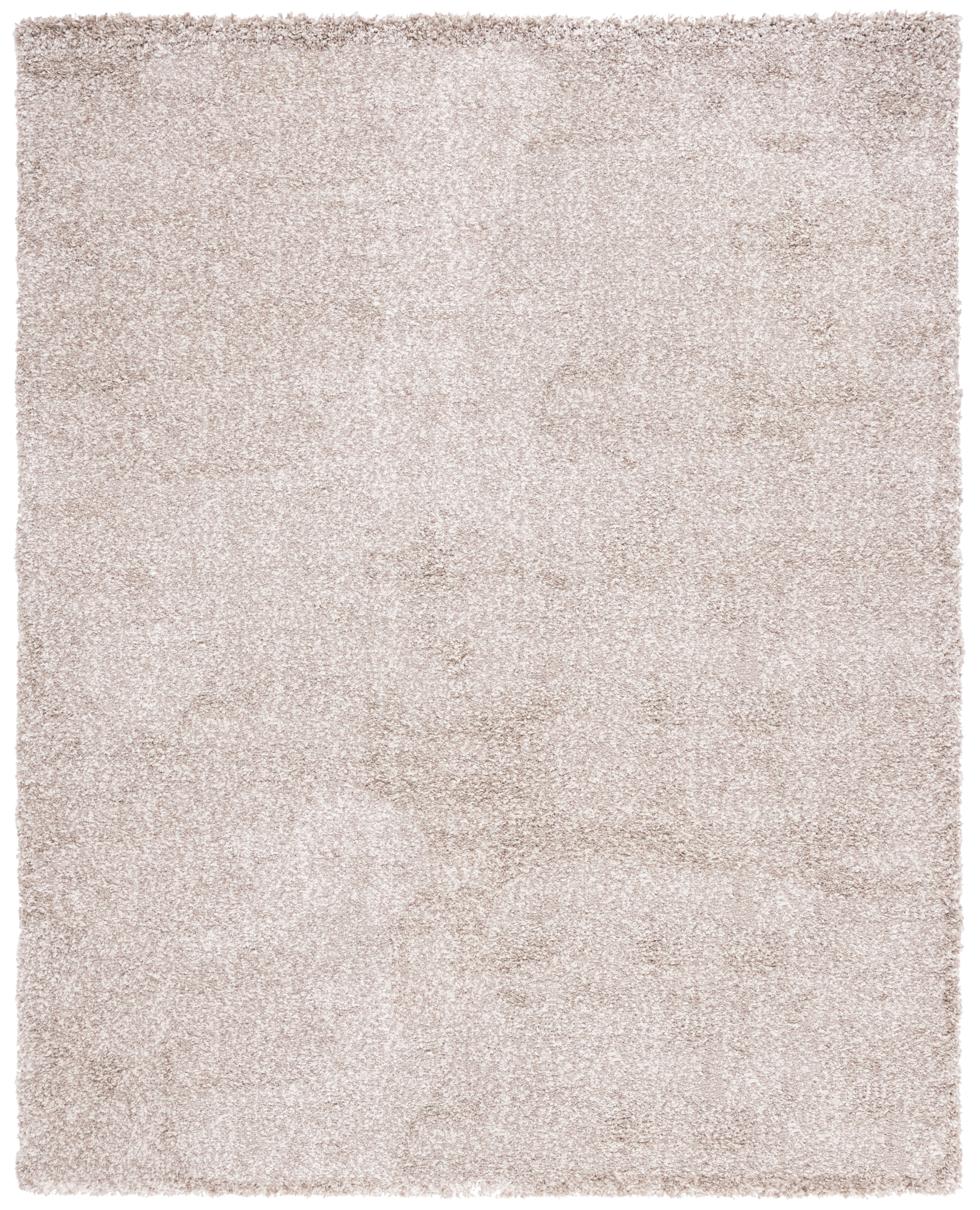 SAFAVIEH Martha Stewart April Solid Shag Area Rug, Beige, 8' x 10'