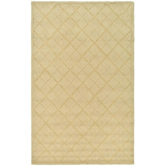 SAFAVIEH Martha Stewart Argyle Geometric Checkered Wool Area Rug, Hickory, 5' x 8'