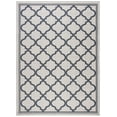 thumbnail image 1 of SAFAVIEH Martha Stewart Ashen Indoor Geometric Indoor/Outdoor Area Rug, Silver/Grey, 9' x 12', 1 of 6