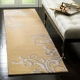 thumbnail image 1 of SAFAVIEH Martha Stewart Avalon Vine Floral Wool Runner Rug, Soft Yellow, 2'3" x 8', 1 of 4