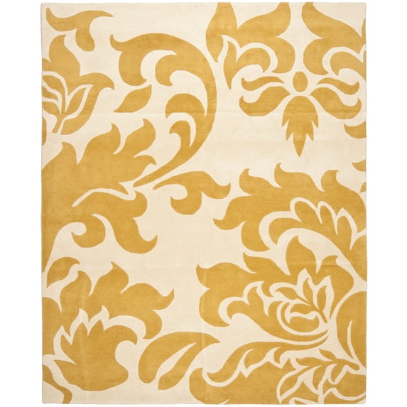 SAFAVIEH Martha Stewart Barcelona Floral Wool Area Rug, Cornucopia, 8' x 10'