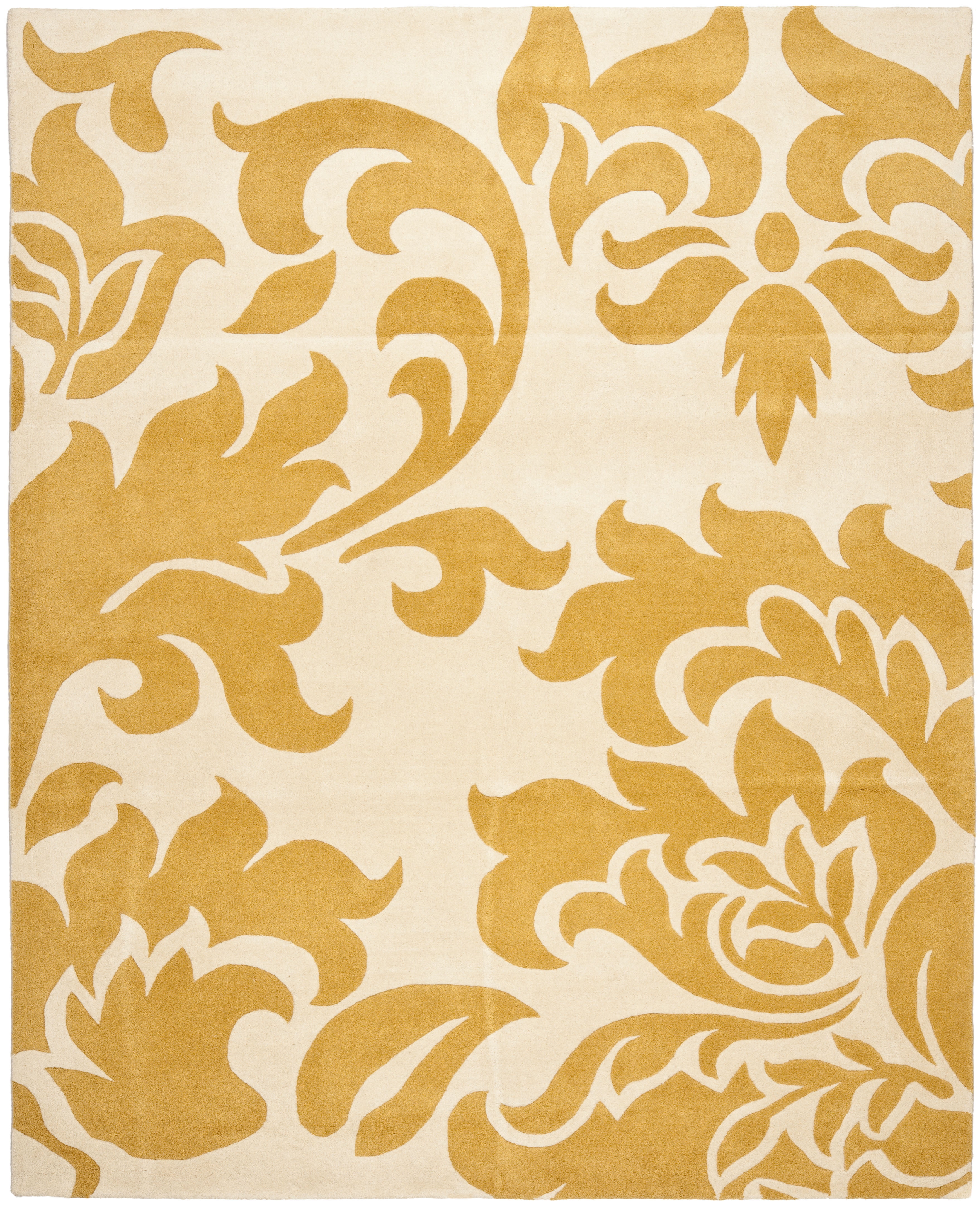 Cornucopia Floral Wool 9' x 12' Handmade Tufted Area Rug