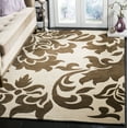 thumbnail image 1 of SAFAVIEH Martha Stewart Barcelona Floral Wool Area Rug, Molasses, 8' x 10', 1 of 6