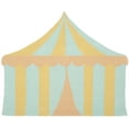 thumbnail image 1 of SAFAVIEH Martha Stewart Big Top Carnival Wool Area Rug, Sea Glass, 4'3" x 5'6" Specialty, 1 of 3