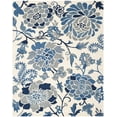 thumbnail image 1 of SAFAVIEH Martha Stewart Blue Field Floral Area Rug, Azurite, 8' x 10', 1 of 3