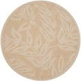 thumbnail image 1 of SAFAVIEH Martha Stewart Breeze Floral Wool Area Rug, Buckwheat Flour, 8' x 8' Round, 1 of 9