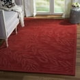 thumbnail image 1 of SAFAVIEH Martha Stewart Breeze Floral Wool Area Rug, Vermillion, 4' x 6', 1 of 3
