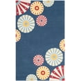 thumbnail image 1 of SAFAVIEH Martha Stewart Candy Shop Circles Wool Area Rug, Azurite, 4' x 6', 1 of 3