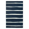 thumbnail image 1 of SAFAVIEH Martha Stewart Chalk Stripe Area Rug, Wrought Iron/Navy, 6' x 6' Round, 1 of 3