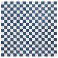 thumbnail image 1 of SAFAVIEH Martha Stewart Chelsea Algernon Checkered Area Rug, Blue/Ivory, 6' x 6' Square, 1 of 10