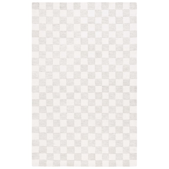 SAFAVIEH Martha Stewart Chelsea Checkered Area Rug, Beige/Ivory, 6' x 9'