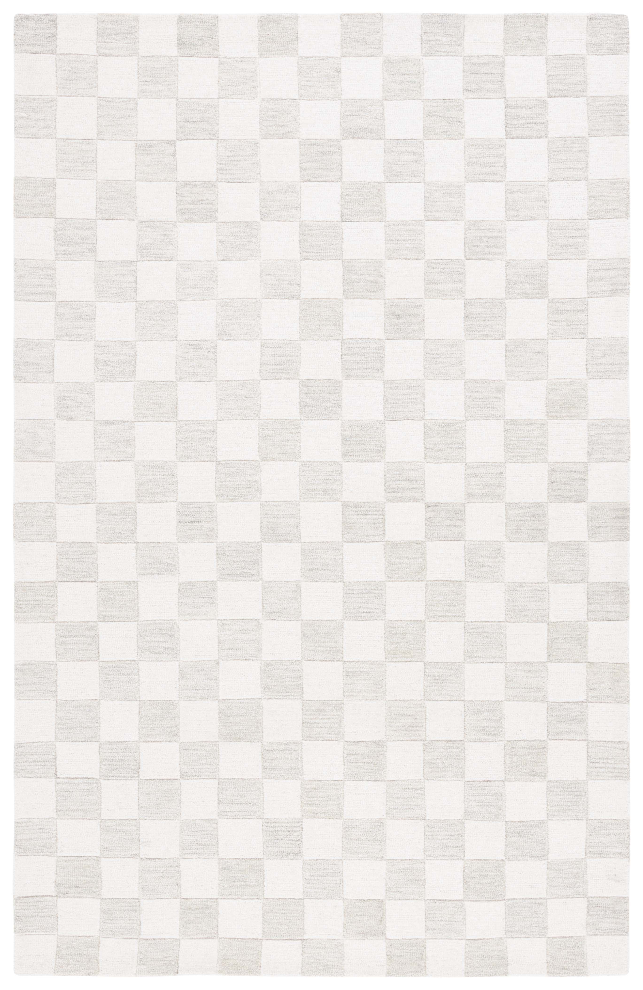 SAFAVIEH Martha Stewart Chelsea Checkered Area Rug, Beige/Ivory, 8' x 10'