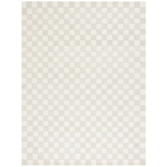 SAFAVIEH Martha Stewart Chelsea Checkered Area Rug, Beige/Ivory, 9' x 12'