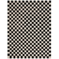 thumbnail image 1 of SAFAVIEH Martha Stewart Chelsea Checkered Area Rug, Black/Beige, 9' x 12', 1 of 8