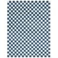 thumbnail image 1 of SAFAVIEH Martha Stewart Chelsea Checkered Area Rug, Blue/Ivory, 9' x 12', 1 of 5