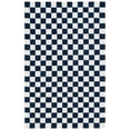 thumbnail image 1 of SAFAVIEH Martha Stewart Chelsea Checkered Area Rug, Navy/Ivory, 4' x 6', 1 of 5