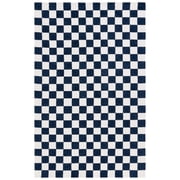 SAFAVIEH Martha Stewart Chelsea Checkered Area Rug, Navy/Ivory, 8' x 10'