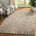 thumbnail image 1 of SAFAVIEH Martha Stewart Chrysanthemum Floral Wool Area Rug, Driftwood/Grey, 5' x 8', 1 of 6
