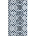 thumbnail image 1 of Safavieh Martha Stewart Delores Geometric Cotton Area Rug, Blue/Gray, 2'4" x 3'8", 1 of 5
