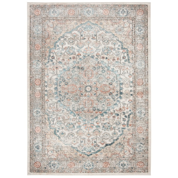 SAFAVIEH Martha Stewart Collection MSR813F Grey/Blue Rug