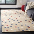 thumbnail image 1 of SAFAVIEH Martha Stewart Confetti Dot Wool Area Rug, Tobacco Leaf, 4' x 6', 1 of 7