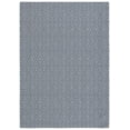 thumbnail image 1 of SAFAVIEH Martha Stewart Cotton Diamond Area Rug, Navy/Light Grey, 4' x 6', 1 of 12
